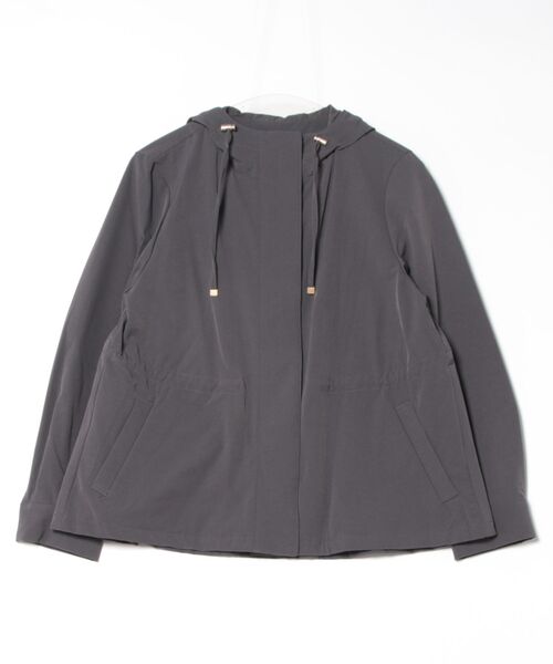 12Twelve Agenda（トゥエルブ　アジェンダ）の「ペプラムマウンテンパーカー（マウンテンパーカー・レディース・オフホワイト/チャコールグレー/ネイビー・M）」の7枚目の写真