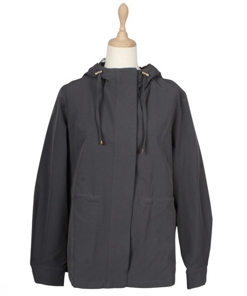 12Twelve Agenda（トゥエルブ　アジェンダ）の「ペプラムマウンテンパーカー（マウンテンパーカー・レディース・オフホワイト/チャコールグレー/ネイビー・M）」の6枚目の写真