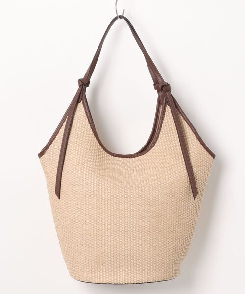 SALON de RUBAN（サロンドルヴァン）の「【SALON de RUBAN / サロン ド ルヴァン】 トートバッグ（トートバッグ・レディース・ブラック/ブラウン/ホワイト・FREE）」の4枚目の写真