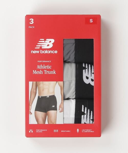 メッシュボクサー 3インチ前閉じ3P（ボクサーパンツ）｜New Balance