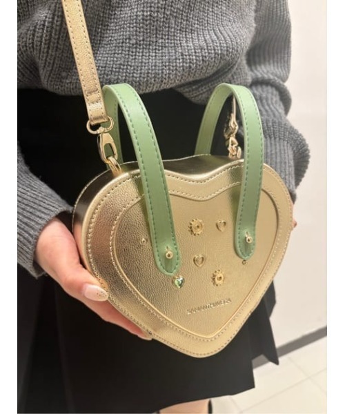 SAMANTHAVEGA（サマンサベガ）の「SAMANTHAVEGA×アニメ『ジョジョの奇妙な冒険 スターダストクルセイダース』　「DIO」コレクション ハート型ショルダーバッグ（ショルダーバッグ・レディース・ゴールド・FREE）」の10枚目の写真