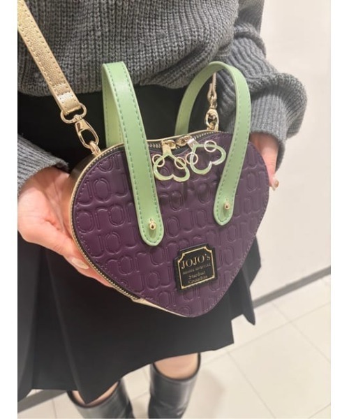 SAMANTHAVEGA（サマンサベガ）の「SAMANTHAVEGA×アニメ『ジョジョの奇妙な冒険 スターダストクルセイダース』　「DIO」コレクション ハート型ショルダーバッグ（ショルダーバッグ・レディース・ゴールド・FREE）」の9枚目の写真