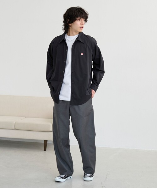 coen（コーエン）の「【REDKAP/レッドキャップ】別注TRイージーワイドパンツ（その他パンツ・メンズ・ダークグレー・M/L/XL）」の3枚目の写真