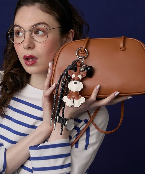 BONLECILL Marche（ボンルシールマルシェ）の「【BONLECILL Marche】シュナウザーチャーム／キーホルダー（キーホルダー・レディース・ブラック/ブラウン・FREE）」の2枚目の写真