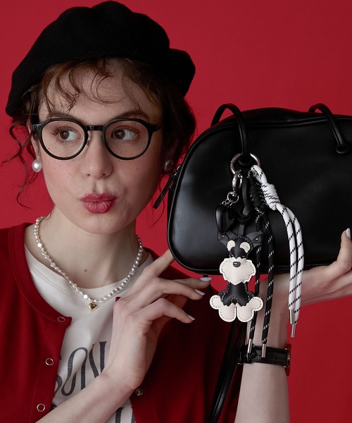 BONLECILL Marche（ボンルシールマルシェ）の「【BONLECILL Marche】シュナウザーチャーム／キーホルダー（キーホルダー・レディース・ブラック/ブラウン・FREE）」の11枚目の写真