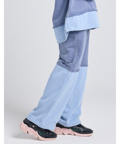 セール】fake layered pants（スウェットパンツ）｜Little sunny
