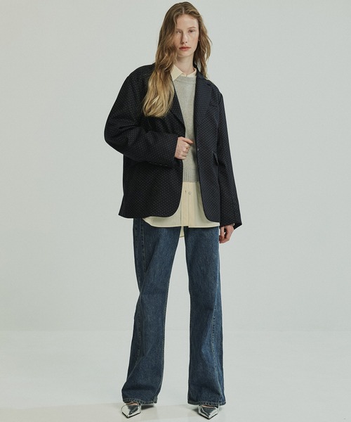 PUBLIC TOKYO（パブリックトウキョウ）の「クラフトステッチオーバーシャツ（シャツ/ブラウス・レディース・ピンク/ブルー/ライトイエロー・FREE）」の13枚目の写真