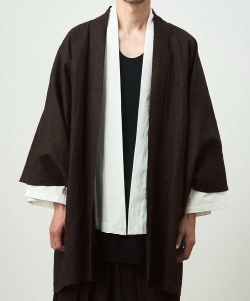 ル*ィ様 和ROBE トローブTROBE コットン リネン haori Mサイズ ル*ィ様 和ROBE トローブTROBE コットン リネン haori Mサイズ