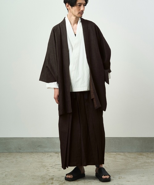 和ROBE 和ローブ トローブTROBE コットン リネン haori Mサイズ