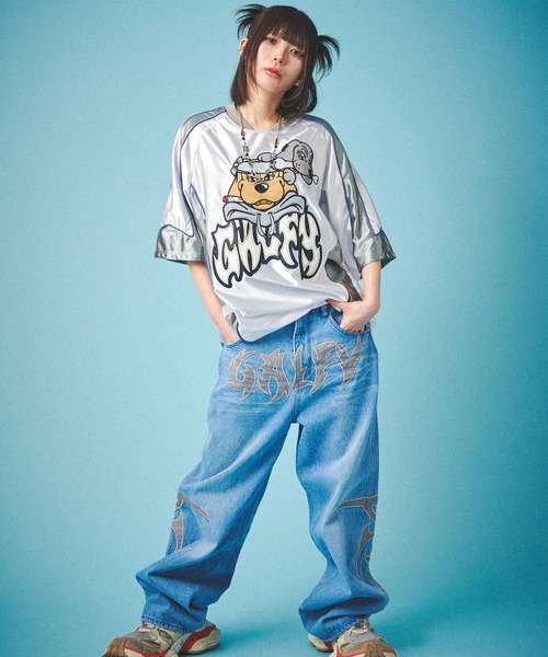 GALFY(ガルフィー)の「GALFY-闇に争いしサイバーTee(Tシャツ/カットソー・メンズ・シルバー/ブラック/ホワイト・L/XL)」の11枚目の写真