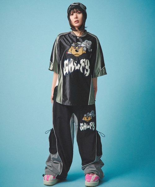 GALFY(ガルフィー)の「GALFY-闇に争いしサイバーTee(Tシャツ/カットソー・メンズ・シルバー/ブラック/ホワイト・L/XL)」の16枚目の写真