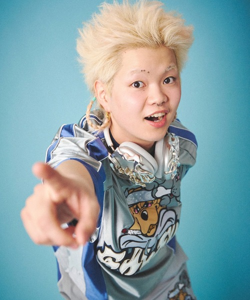 GALFY(ガルフィー)の「GALFY-闇に争いしサイバーTee(Tシャツ/カットソー・メンズ・シルバー/ブラック/ホワイト・L/XL)」の17枚目の写真