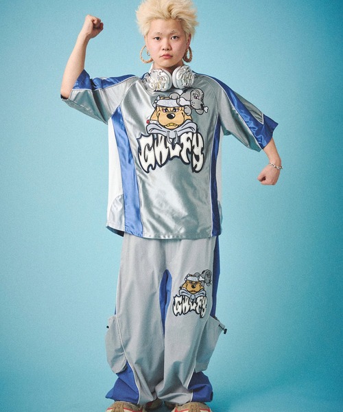 GALFY(ガルフィー)の「GALFY-闇に争いしサイバーTee(Tシャツ/カットソー・メンズ・シルバー/ブラック/ホワイト・L/XL)」の22枚目の写真