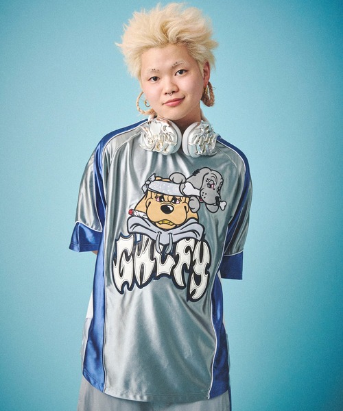 GALFY(ガルフィー)の「GALFY-闇に争いしサイバーTee(Tシャツ/カットソー・メンズ・シルバー/ブラック/ホワイト・L/XL)」の19枚目の写真