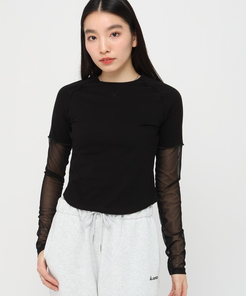 AMES WORLDWIDE／レースブロックロングスリーブ（Tシャツ