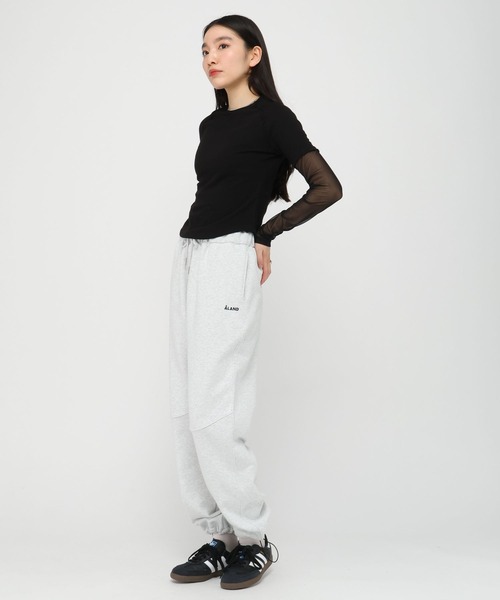 AMESWORLDWIDE（アメスワールドワイド）の「AMES WORLDWIDE／レースブロックロングスリーブ（Tシャツ/カットソー・レディース・クリーム/ブルー/ブラック・FREE）」の18枚目の写真