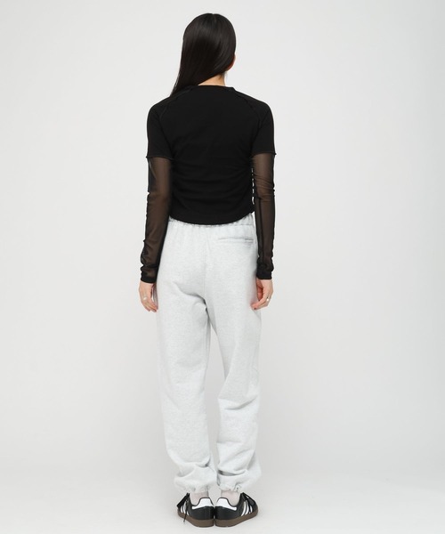 AMESWORLDWIDE（アメスワールドワイド）の「AMES WORLDWIDE／レースブロックロングスリーブ（Tシャツ/カットソー・レディース・クリーム/ブルー/ブラック・FREE）」の19枚目の写真