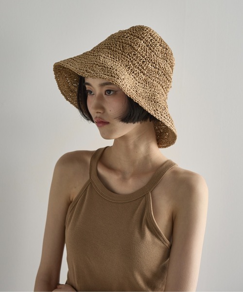 THE YOn（ザヨン）の「ペーパーバケットハット（ハット・レディース・ブラウン/ナチュラル・FREE）」の16枚目の写真