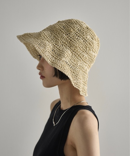 THE YOn（ザヨン）の「ペーパーバケットハット（ハット・レディース・ブラウン/ナチュラル・FREE）」の7枚目の写真