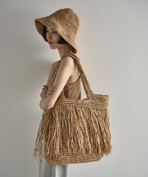 THE YOn（ザヨン）の「ペーパーバケットハット（ハット・レディース・ブラウン/ナチュラル・FREE）」の22枚目の写真