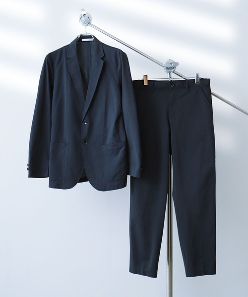 UNITEDTOKYO プリーツジャケット＆パンツ セットアップ URBAN SQUARE ハイブリッドジャージー セットアップ テーラード