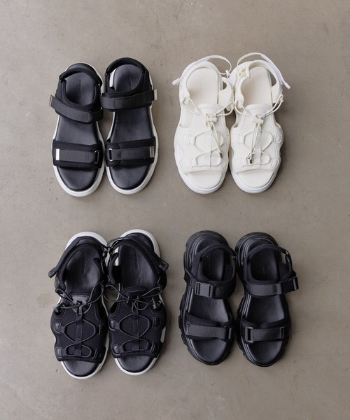 GLOBAL WORK(グローバルワーク)の「スニーカーソールサンダル/324587(サンダル・キッズ・ブラック・22cm/21cm/20cm/23cm)」の5枚目の写真