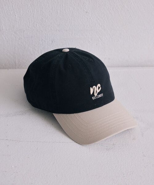 casita(RETRO GIRL)(カシータ)の「バイカラーキャップ(キャップ・レディース・ブラック/オフホワイト・ONE SIZE)」の11枚目の写真