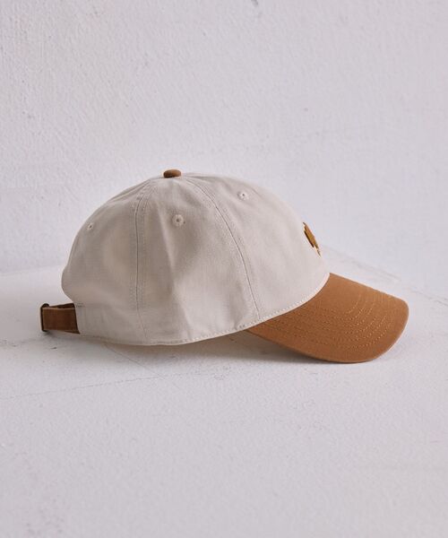 casita(RETRO GIRL)(カシータ)の「バイカラーキャップ(キャップ・レディース・ブラック/オフホワイト・ONE SIZE)」の8枚目の写真