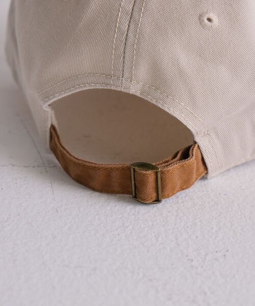 casita(RETRO GIRL)(カシータ)の「バイカラーキャップ(キャップ・レディース・ブラック/オフホワイト・ONE SIZE)」の4枚目の写真