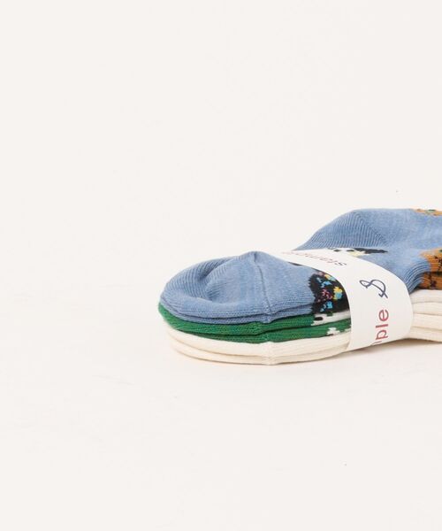 stample（スタンプル）の「ネコばっかり　ショートソックス 【3足セット】（ソックス/靴下・キッズ・A・S/L/LL/M）」の9枚目の写真