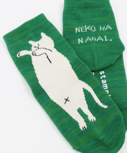 stample（スタンプル）の「ネコばっかり　ショートソックス 【3足セット】（ソックス/靴下・キッズ・A・S/L/LL/M）」の6枚目の写真