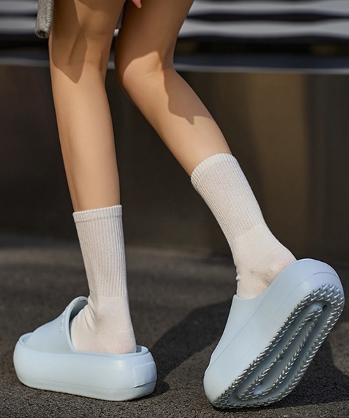 c.u.l（シーユーエル）の「軽量 厚底 ユニセックス プラットフォームサンダル スリッパ culs125（サンダル・レディース・ブルー/ブラック/イエロー/ホワイト・L/M/S）」の3枚目の写真