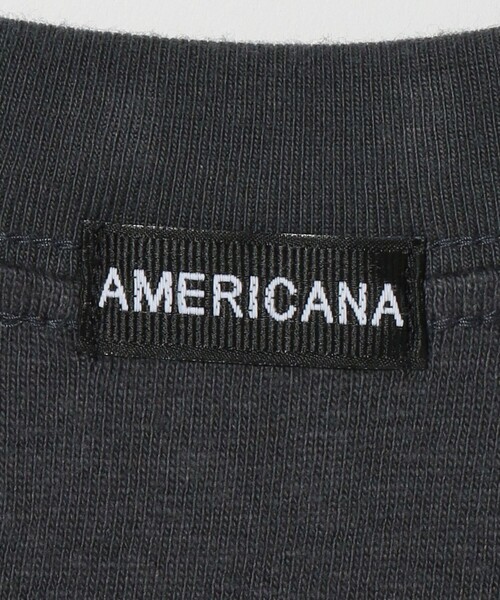AMERICANA(アメリカーナ)の「<Americana>ロゴプリント Tシャツ(Tシャツ/カットソー・レディース・ホワイト/ブラック・FREE)」の20枚目の写真