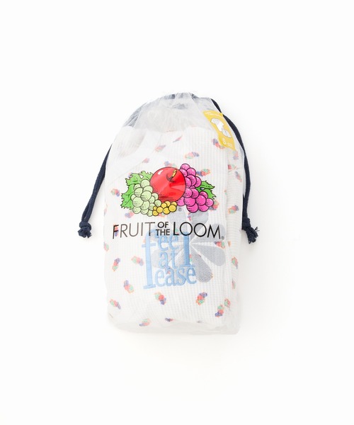 Casselini(キャセリーニ)の「【FRUIT OF THE LOOM × Casselini】フルーツ柄ルームウェア(ルームウェア/パジャマ・レディース・ホワイト/サックスブルー・FREE)」の3枚目の写真