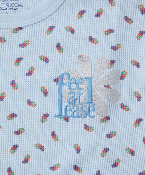 Casselini(キャセリーニ)の「【FRUIT OF THE LOOM × Casselini】フルーツ柄ルームウェア(ルームウェア/パジャマ・レディース・ホワイト/サックスブルー・FREE)」の9枚目の写真