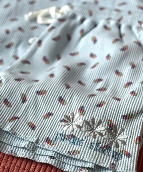 Casselini(キャセリーニ)の「【FRUIT OF THE LOOM × Casselini】フルーツ柄ルームウェア(ルームウェア/パジャマ・レディース・ホワイト/サックスブルー・FREE)」の16枚目の写真