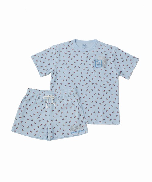 Casselini(キャセリーニ)の「【FRUIT OF THE LOOM × Casselini】フルーツ柄ルームウェア(ルームウェア/パジャマ・レディース・ホワイト/サックスブルー・FREE)」の13枚目の写真