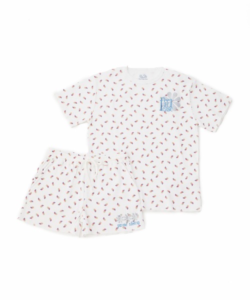 Casselini(キャセリーニ)の「【FRUIT OF THE LOOM × Casselini】フルーツ柄ルームウェア(ルームウェア/パジャマ・レディース・ホワイト/サックスブルー・FREE)」の14枚目の写真