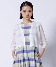 TOCCA(�g�b�J)��SHEER BUBBLE KNIT �j�b�g�J�[�f�B�K��(�J�[�f�B�K��/�{����)