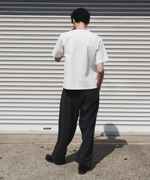 JOURNAL STANDARD（ジャーナルスタンダード）の「US コットン 14S 汗染み 防止 無地Tシャツ（Tシャツ/カットソー・メンズ・ホワイト/ライトグレー/サックスブルー/オレンジ/ホワイト系その他/ブラック系その他・SMALL/MEDIUM/LARGE/X-LARGE）」の8枚目の写真