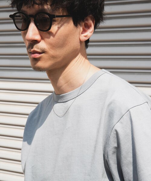 JOURNAL STANDARD（ジャーナルスタンダード）の「US コットン 14S 汗染み 防止 無地Tシャツ（Tシャツ/カットソー・メンズ・ホワイト/ライトグレー/サックスブルー/オレンジ/ホワイト系その他/ブラック系その他・SMALL/MEDIUM/LARGE/X-LARGE）」の22枚目の写真