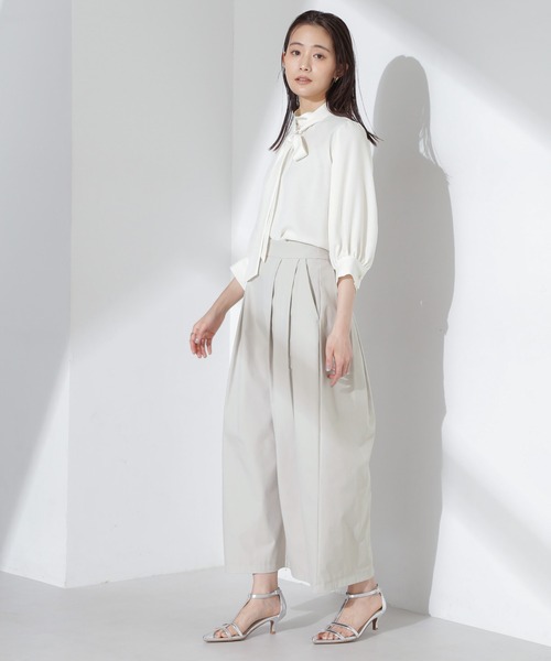 ナノ・ユニバース Nano Universe ブラウス & スカート サッカー