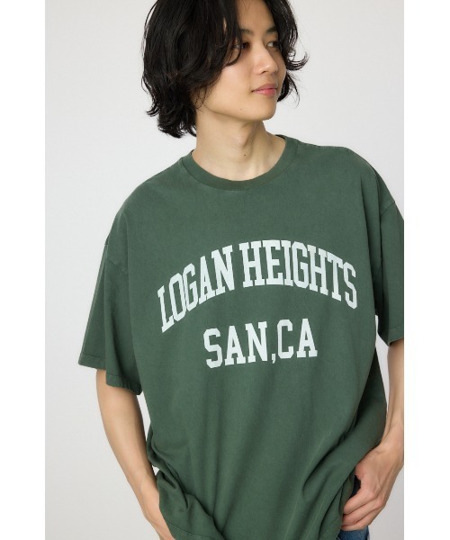 美品❗️HAUNT ダークブラウン ロゴTシャツ セール】アソートピグメントTシャツ（Tシャツ/カットソー