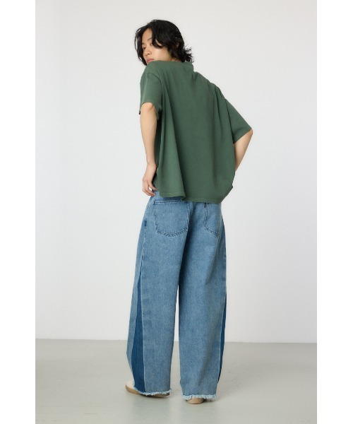 RODEO CROWNS WIDE BOWL（ロデオクラウンズワイドボウル）の「アソートピグメントTシャツ（Tシャツ/カットソー・レディース・ブラック/ダークグリーン/ネイビー/アイボリー・MEDIUM/LARGE）」の15枚目の写真