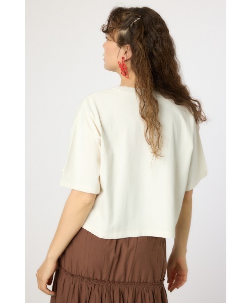 RODEO CROWNS WIDE BOWL（ロデオクラウンズワイドボウル）の「アソートピグメントTシャツ（Tシャツ/カットソー・レディース・ブラック/ダークグリーン/ネイビー/アイボリー・MEDIUM/LARGE）」の18枚目の写真