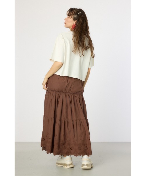 RODEO CROWNS WIDE BOWL（ロデオクラウンズワイドボウル）の「アソートピグメントTシャツ（Tシャツ/カットソー・レディース・ブラック/ダークグリーン/ネイビー/アイボリー・MEDIUM/LARGE）」の20枚目の写真