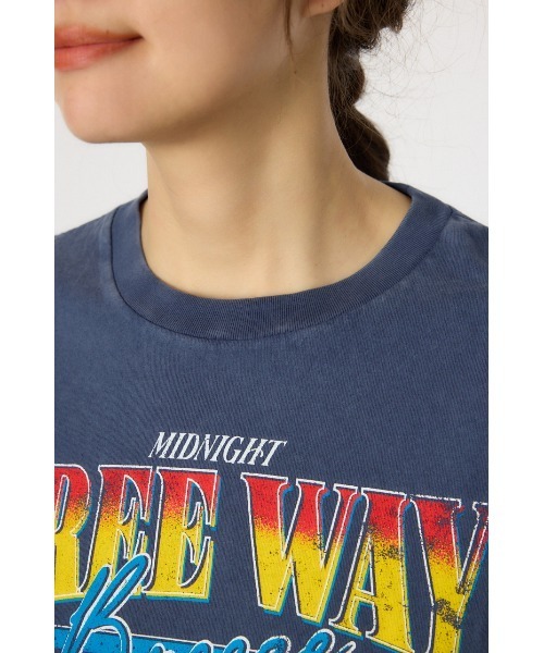 美品❗️HAUNT ダークブラウン ロゴTシャツ セール】アソートピグメントTシャツ（Tシャツ/カットソー