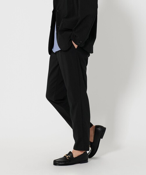 BEAUTY&YOUTH UNITED ARROWS（ビューティーアンドユースユナイテッドアローズ）の「TORAY「リランチェ＆+」1P  テーパード パンツ ‐ウォッシャブル セットアップ対応‐（スラックス・メンズ・ネイビー/ブラック/オリーブ・S/M/XL/L）」の10枚目の写真