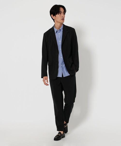 BEAUTY&YOUTH UNITED ARROWS（ビューティーアンドユースユナイテッドアローズ）の「TORAY「リランチェ＆+」1P  テーパード パンツ ‐ウォッシャブル セットアップ対応‐（スラックス・メンズ・ネイビー/ブラック/オリーブ・S/M/XL/L）」の11枚目の写真