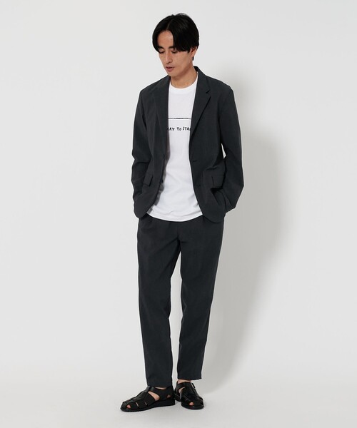 BEAUTY&YOUTH UNITED ARROWS（ビューティーアンドユースユナイテッドアローズ）の「TORAY「リランチェ＆+」1P  テーパード パンツ ‐ウォッシャブル セットアップ対応‐（スラックス・メンズ・ネイビー/ブラック/オリーブ・S/M/XL/L）」の14枚目の写真